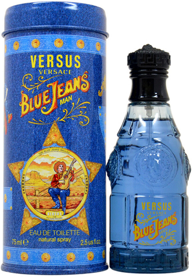 Versace Versus Blue Jeans Men's 2.5oz Eau De Toilette Spray NoColor NoSize