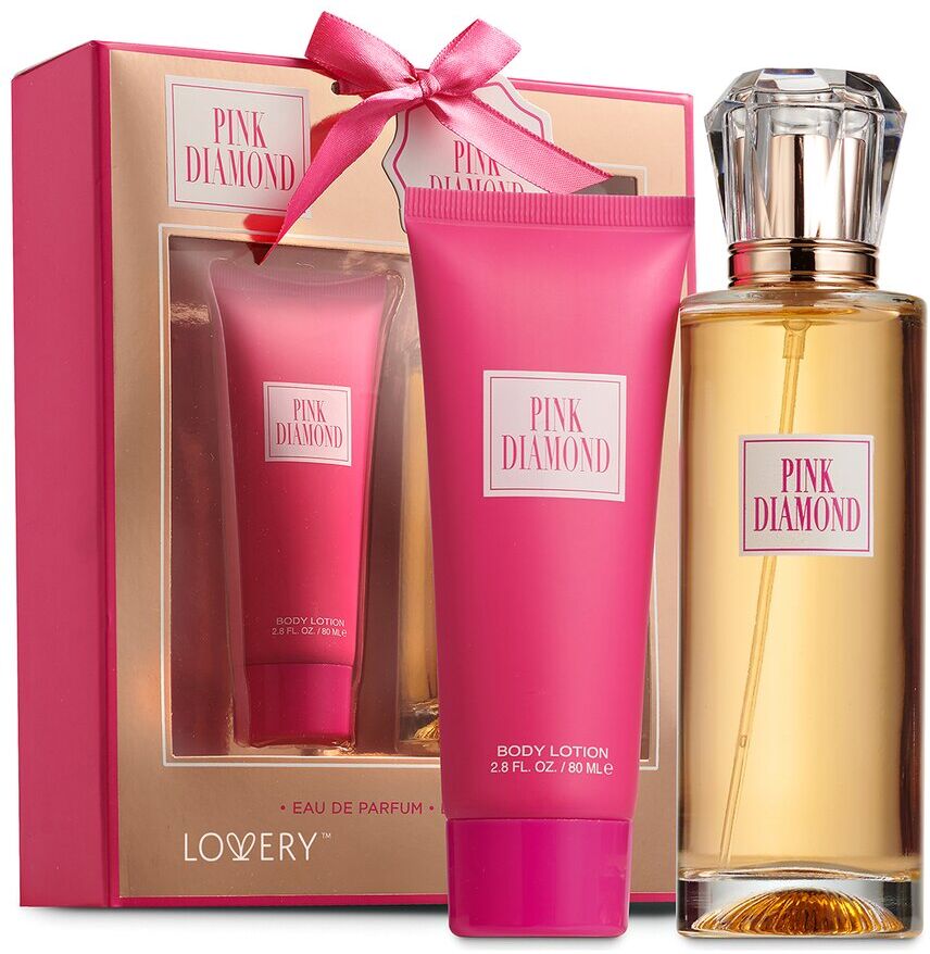 Lovery Pink Diamond Perfume & Lotion Gift Set Pink NoSize