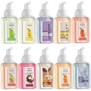 Lovery Pack of 10 Mini Citrus Foaming Hand Soaps NoColor NoSize
