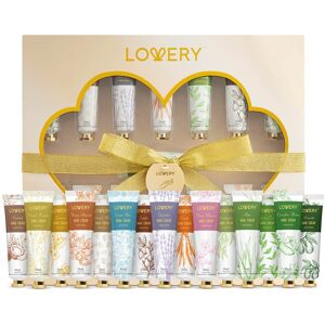 Lovery Aromatherapy Lotion Home Spa Gift Box, 16pc Fragrant Body Creams Gold NoSize