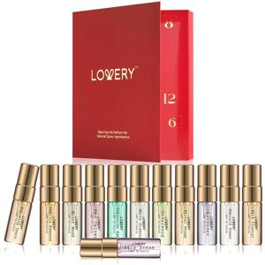 Lovery 12 Days of Glow, 12pc Assorted Sampler Travel Perfume Gift Set NoColor NoSize