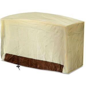 Fresh Fab Finds 210D Waterproof Outdoor BBQ Grill Cover Beige NoSize