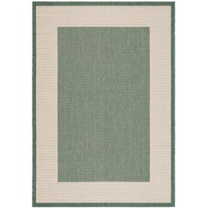 Safavieh Courtyard Polyester, Polypropylene & Latex Indoor/Outdoor Rug Green 3' x 5'