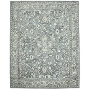 AR Rugs Amer Rugs Vestige Kersey Wool-Blend Area Rug Blue 5' x 8'