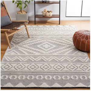 Safavieh Natura Wool & Cotton Rug Black Runner: 2' x 8'