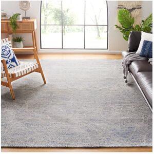 Safavieh Metro Fine Indian Wool Rug Blue Round: 4'