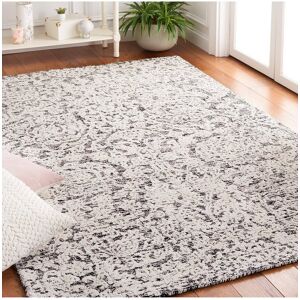 Safavieh Metro Wool, Viscose & Cotton Rug Black 4' x 6'