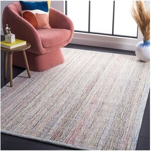 Safavieh Abstract Penna Hand-Tufted Wool-Blend Rug Ivory 6' X 6'