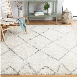 Safavieh Kenya Hand Woven Wool-Blend Rug Ivory 8' x 10'