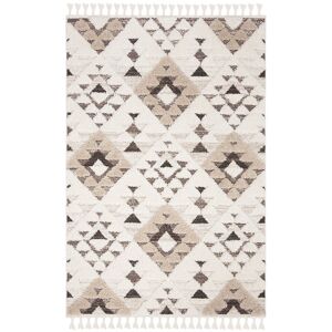 Safavieh Moroccan Tassel Shag Area Rug Ivory 5' x 8'