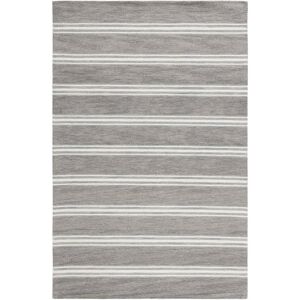 Lauren Ralph Lauren Arlen Stripe Hand Tufted Rug Grey Runner: 2' x 8'