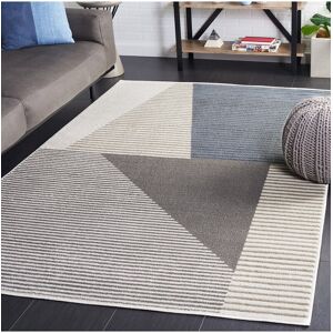 Safavieh Pyramid Area Rug White Runner: 2' x 8'