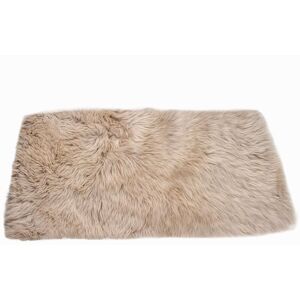 Natural Group Rectangular Sheepskin Rug Taupe 3' x 5'