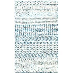 Safavieh Glamour Wool-Blend Rug Navy Round: 6'