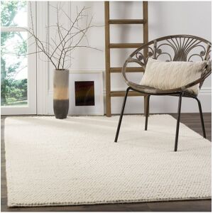 Safavieh Natura Wool & Cotton Rug White 8' x 10'