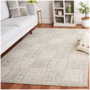 Safavieh Abstract Graphique Hand-Tufted Wool-Blend Rug Ivory 4' x 6'