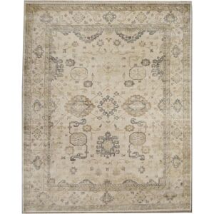 Exquisite Rugs Antique Weave Oushak Hand-Knotted New Zealand Wool Rug NoColor 8' x 10'