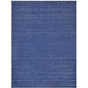 Exquisite Rugs Loro Flatweave Pet Yarn Navy Area Rug NoColor 8' x 10'