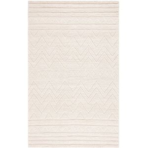 Safavieh Natura Wool & Cotton Rug Beige 6' x 9'