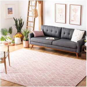 Safavieh Metro Indian Wool & Cotton Rug Pink 4' x 6'