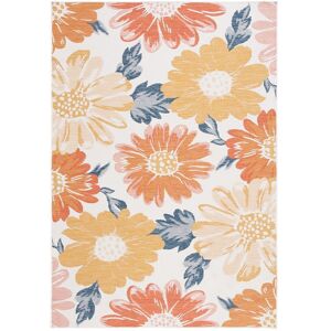 Safavieh Sunrise Polyester & Polypropylene Indoor/Outdoor Rug White Runner: 2' x 8'
