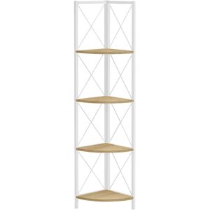 Monarch Specialties 4-Tier 60in Corner Etagere Natural NoSize