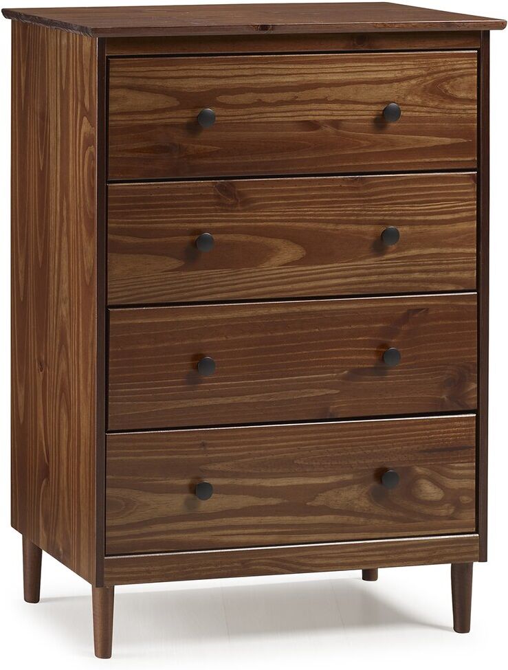 Hewson Modern 4-Drawer Dresser Brown NoSize