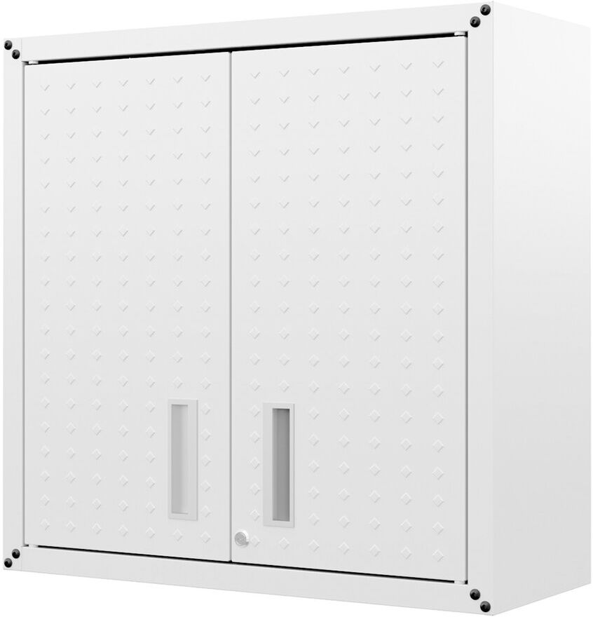 Manhattan Comfort Fortress Floating Garage Cabinet White NoSize