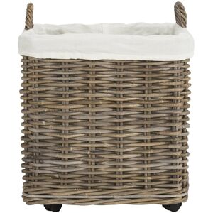 Safavieh Amari Wheel Basket Brown NoSize