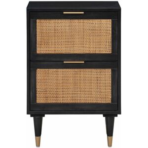 TOV Furniture Sierra Noir Nightstand NoColor 22in_x_17in_x_25in