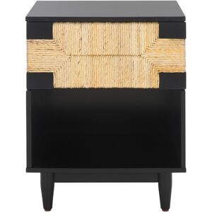 Safavieh Couture Roseanne Banana Stem 1 Drawer Nightstand Black NoSize