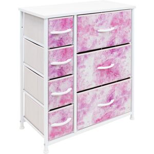 Sorbus 7 Drawer Chest Dresser Pink NoSize