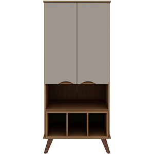 Manhattan Comfort Hampton Display Cabinet White NoSize