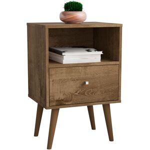 Manhattan Comfort Liberty Mid Century Modern Nightstand NoColor NoSize