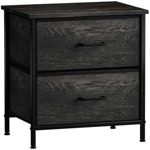 Sorbus 2 Drawer Nightstand Dresser Grey NoSize