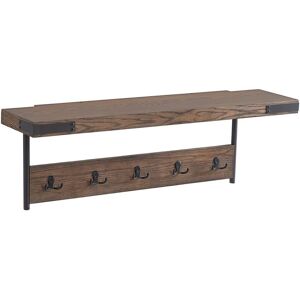 Alaterre Kyra 42In Oak & Metal Coat Hook With Shelf NoColor NoSize