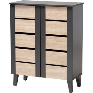 Design Studios Melle 2-Door Wood Entryway Shoe Storage Cabinet NoColor NoSize