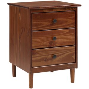 Hewson Modern 3-Drawer Nightstand NoColor NoSize