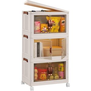 Fresh Fab Finds 3pc Foldable Storage Bins With Lid NoColor NoSize