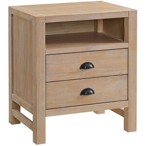 Alaterre Furniture Arden 2-Drawer Wood Nightstand Natural NoSize