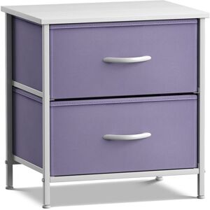 Sorbus 2 Drawer Nightstand Dresser Purple NoSize