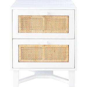 Safavieh Hedwig 2-Drawer Nightstand White NoSize