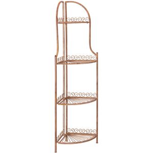 Safavieh Abarrane Wrought Iron 4 Tier Outdoor Corner Shelf NoColor NoSize