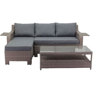 Courtyard Casual Canyon Bay Loveseat Daybed Combo Grey NoSize