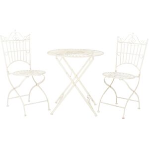 Safavieh Belen Outdoor Bistro Set Pearl NoSize