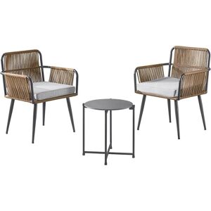 Alaterre Alburgh All-Weather Outdoor Conversation Set With Two Rope Chairs & 18In Cocktail Table NoColor NoSize
