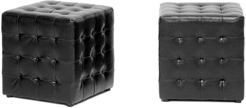 Design Studios Set of 2 Siskal Cube Ottomans NoColor NoSize