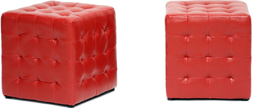 Design Studios Set of 2 Siskal Cube Ottomans NoColor NoSize