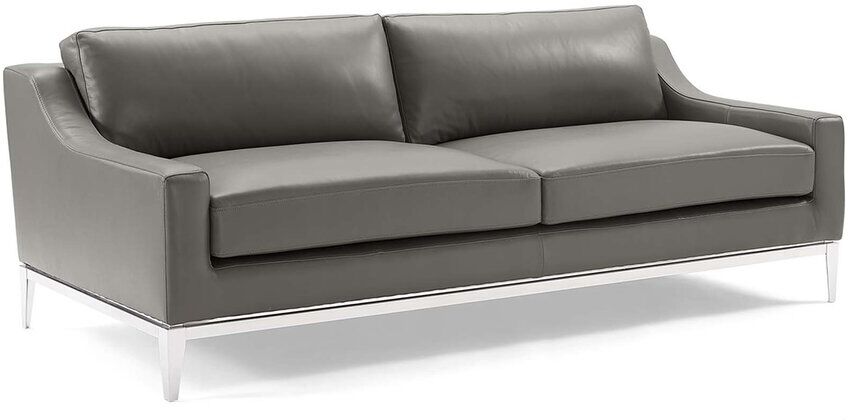 Modway Harness 83.5in Leather Sofa NoColor NoSize