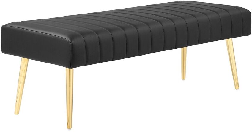 Pangea Home Gold Hilda Bench Black NoSize